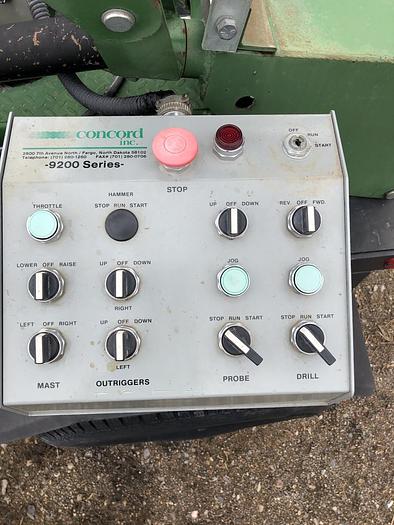 Used HB19285  Concord Auger soil sampler drill  9200 series Soil Sampling Drill