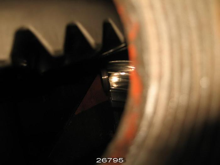 Used Voith Morden 54/43 HOAGV Pulper, 17.5 Feet Diameter (2000 Cubic Feet) All 316L Stainless Steel Tub. Voith Gv-15 Gear Drive With 400 Hp Motor. 200 Rpm Hog Style Stainless Steel Rotor. Extraction Plate Has 0.75" Diameter Holes. New In 1989. #26795