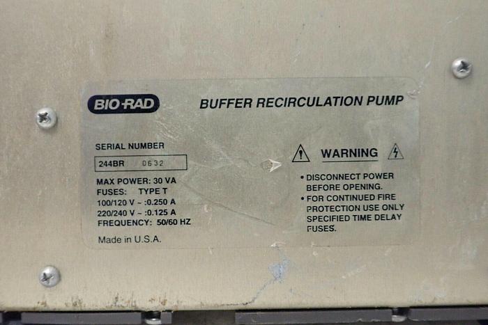 Used Bio-Rad 244BR Buffer Recirculation Pump