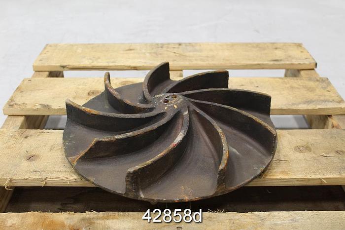 Used Warren 3-SM-15 15" Diameter Stainless Steel Impeller #42858