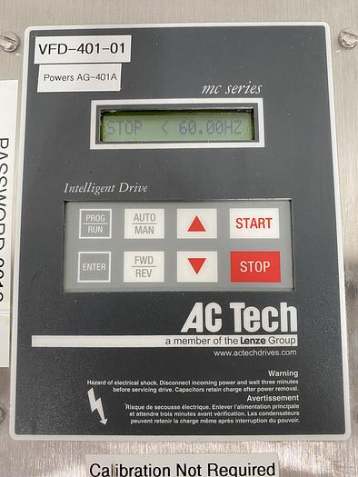 Used Two AC Tech MC Series M1103SE Variable Frequency Drive 120-240V