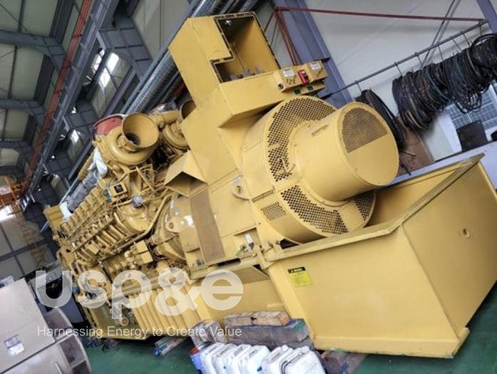 Used 3.1 MW 1996 Used Caterpillar G3616 Natural Gas Power Plant Generator Sets