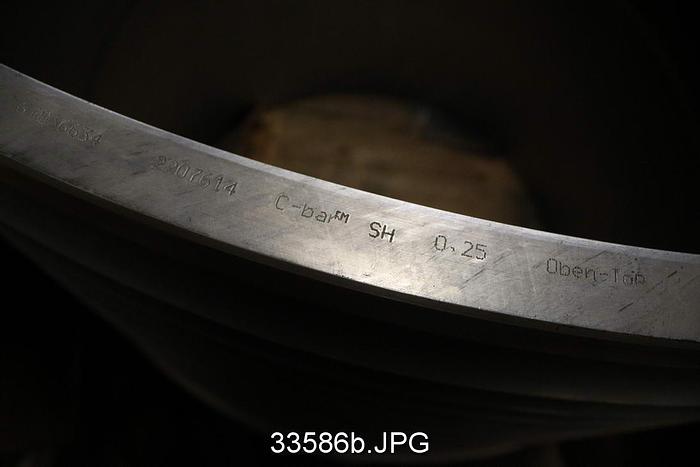 Unused Voith VS 35 Pressure Screen Basket, 0.010" Slots #33586