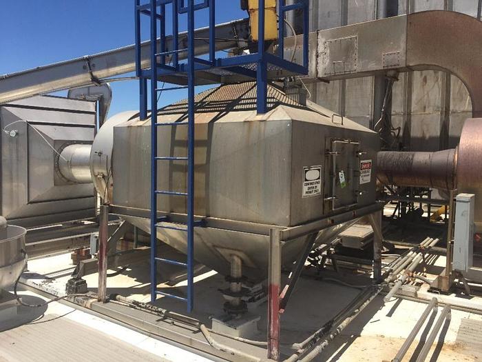 Used Bin, 400 CF, S/st, 7' X 7' x 9', S/st, Surge Bin (2) #S741113