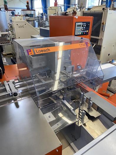 Used br. Bar packing machine LOESCH type LTM-GR for 100 g bars, built in 1996