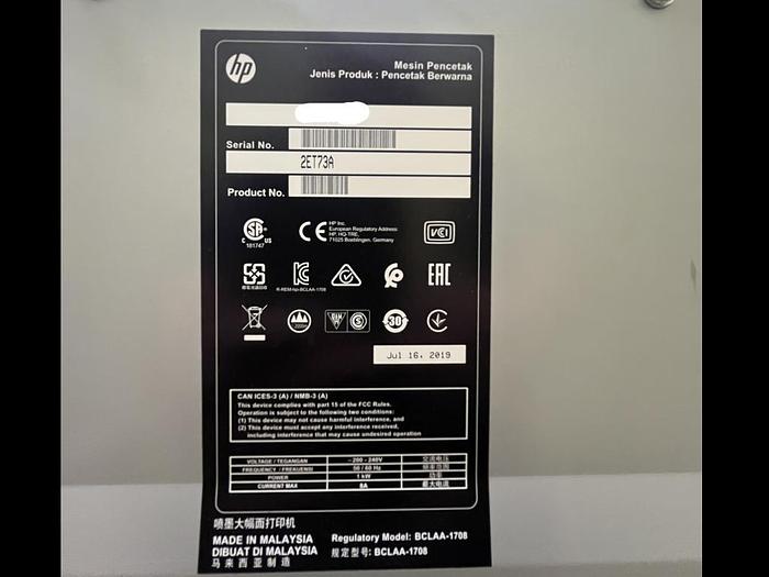 Used 2019 Hewlett-Packard Stitch S500