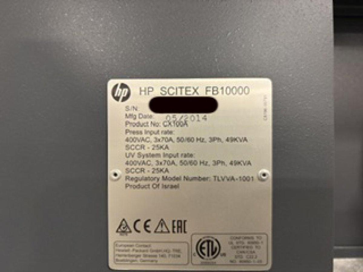 Used 2014 HP Scitex FB11000