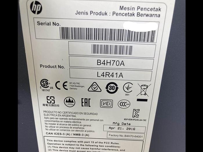 Used 2016 Hewlett-Packard Latex 370
