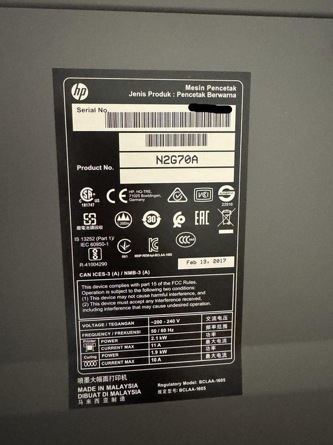 Used 2017 Hewlett-Packard Latex 570