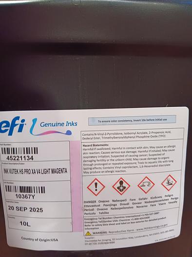Used 2024 EFI-VUTEk Ink