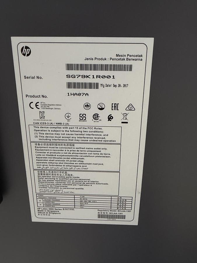 Used 2017 Hewlett-Packard HP3600