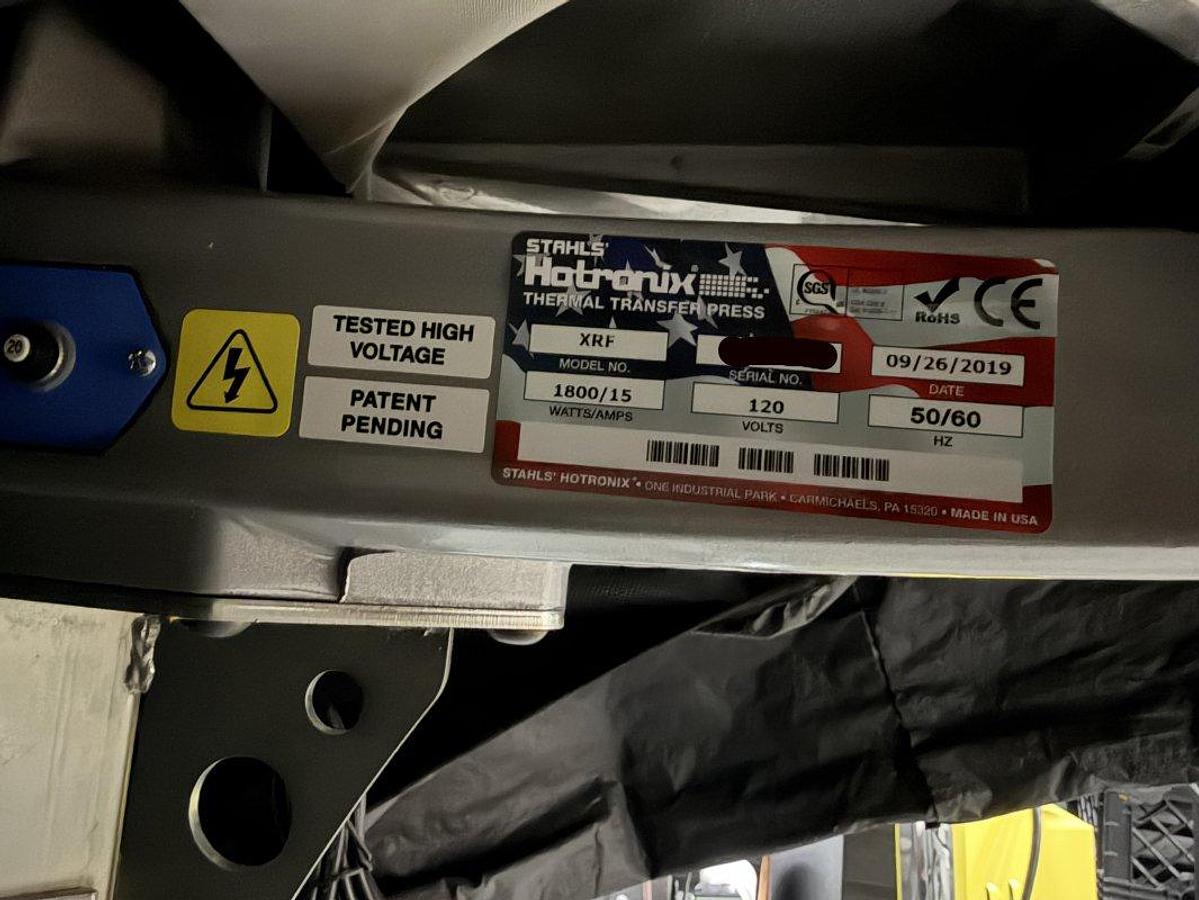 Used 2019 Hotronix Fusion IQ