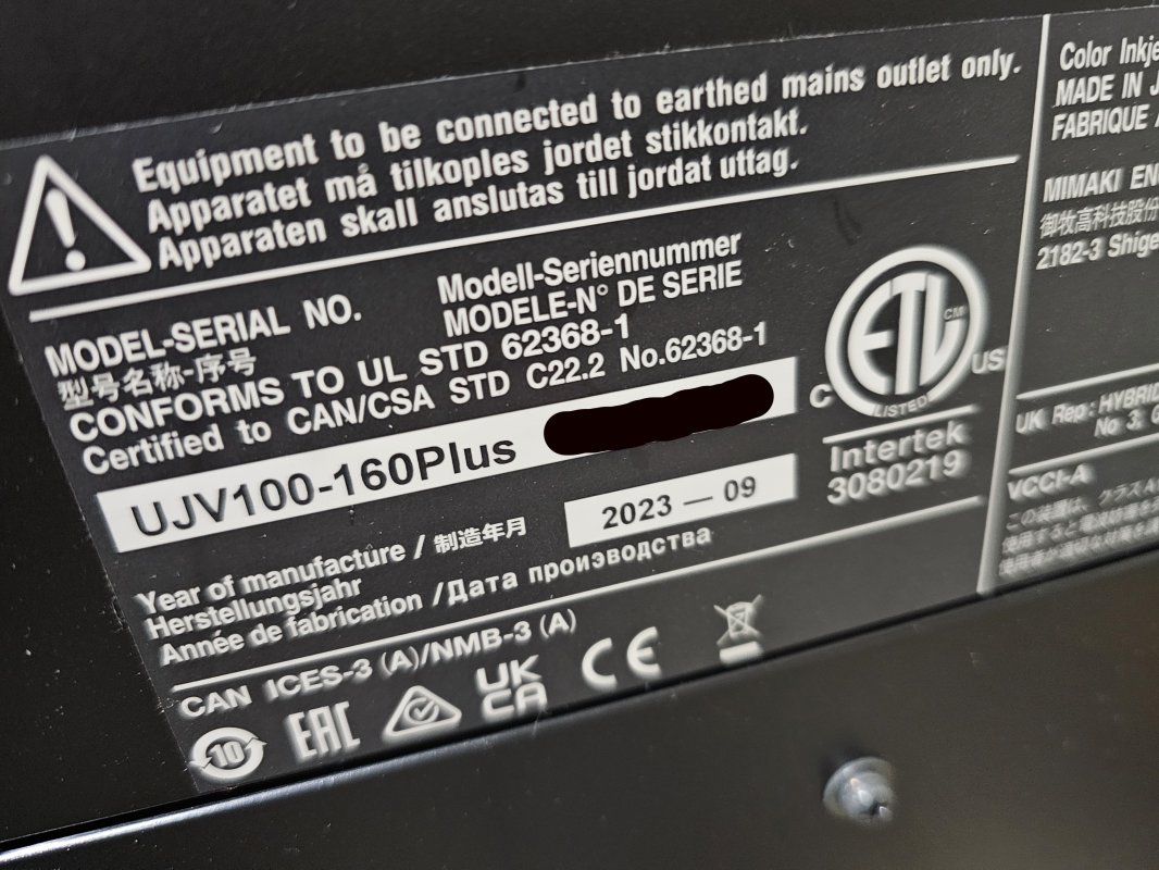 Used 2023 Mimaki UJV100-160Plus