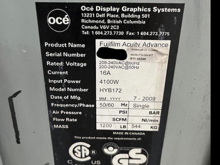 Used 2009 Fuji Acuity Advance