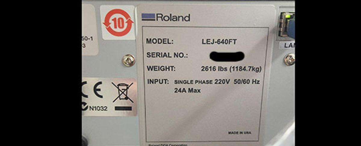 Used 2015 Roland LEJ-640FT