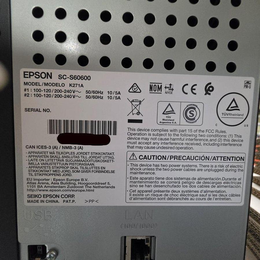 Used 2019 Epson S60600