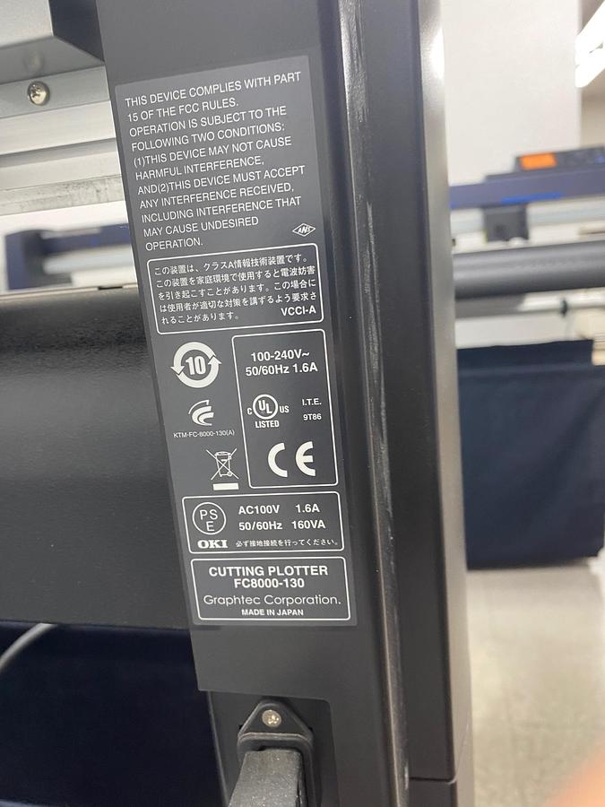 Used 2012 Graphtec FC8000-130