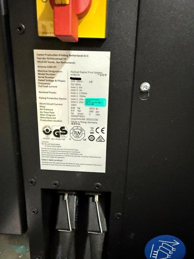 Used 2022 Canon - Oce Arizona 1360GT