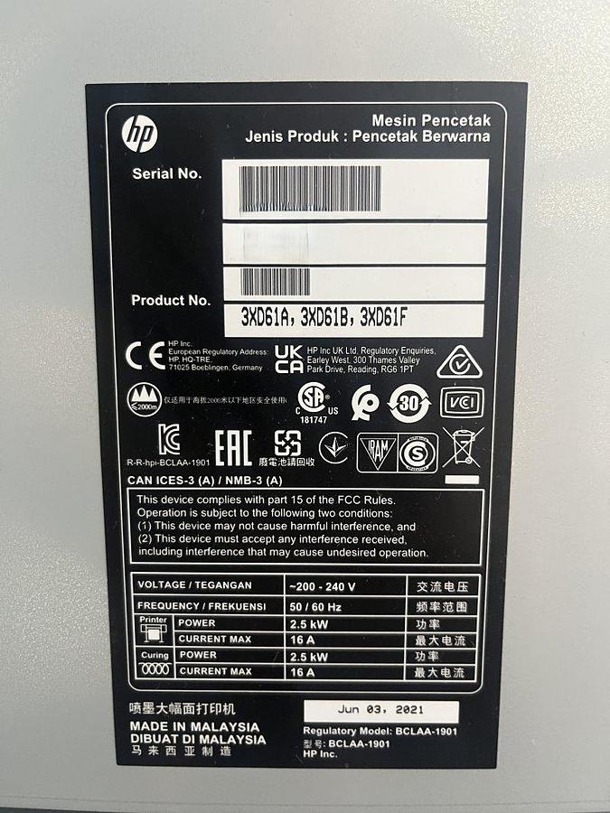 Used 2021 Hewlett-Packard Latex 800W