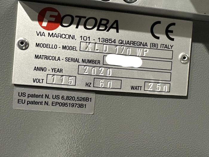 Used 2020 Fotoba  XLD170WP