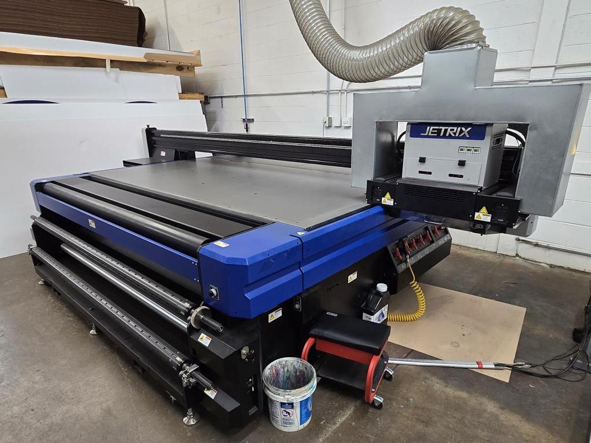 Used 2017 Jetrix KX6 UV Flatbed with roll option