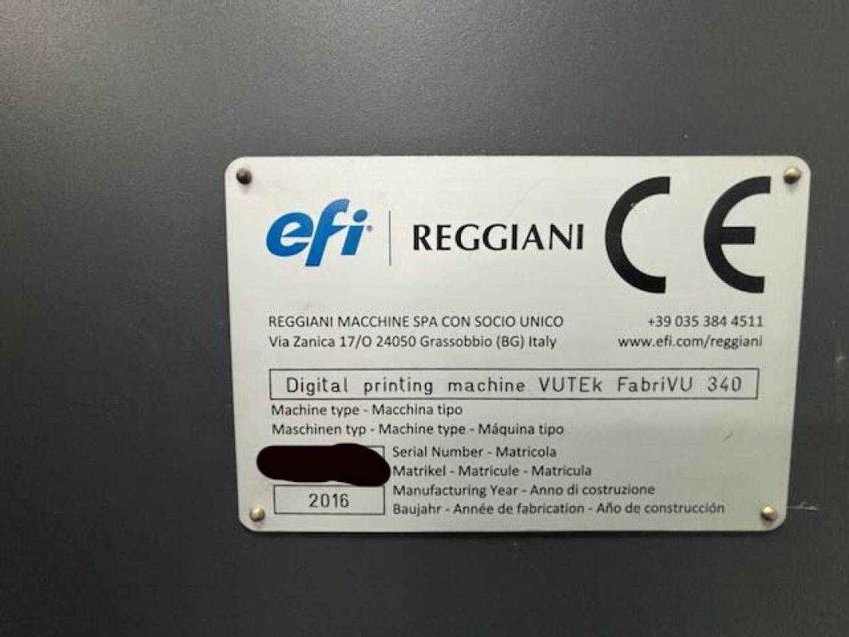 Used 2016 EFI-Reggiani  FabriVU 340