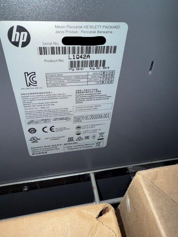 Used 2015 HP Scitex FB750