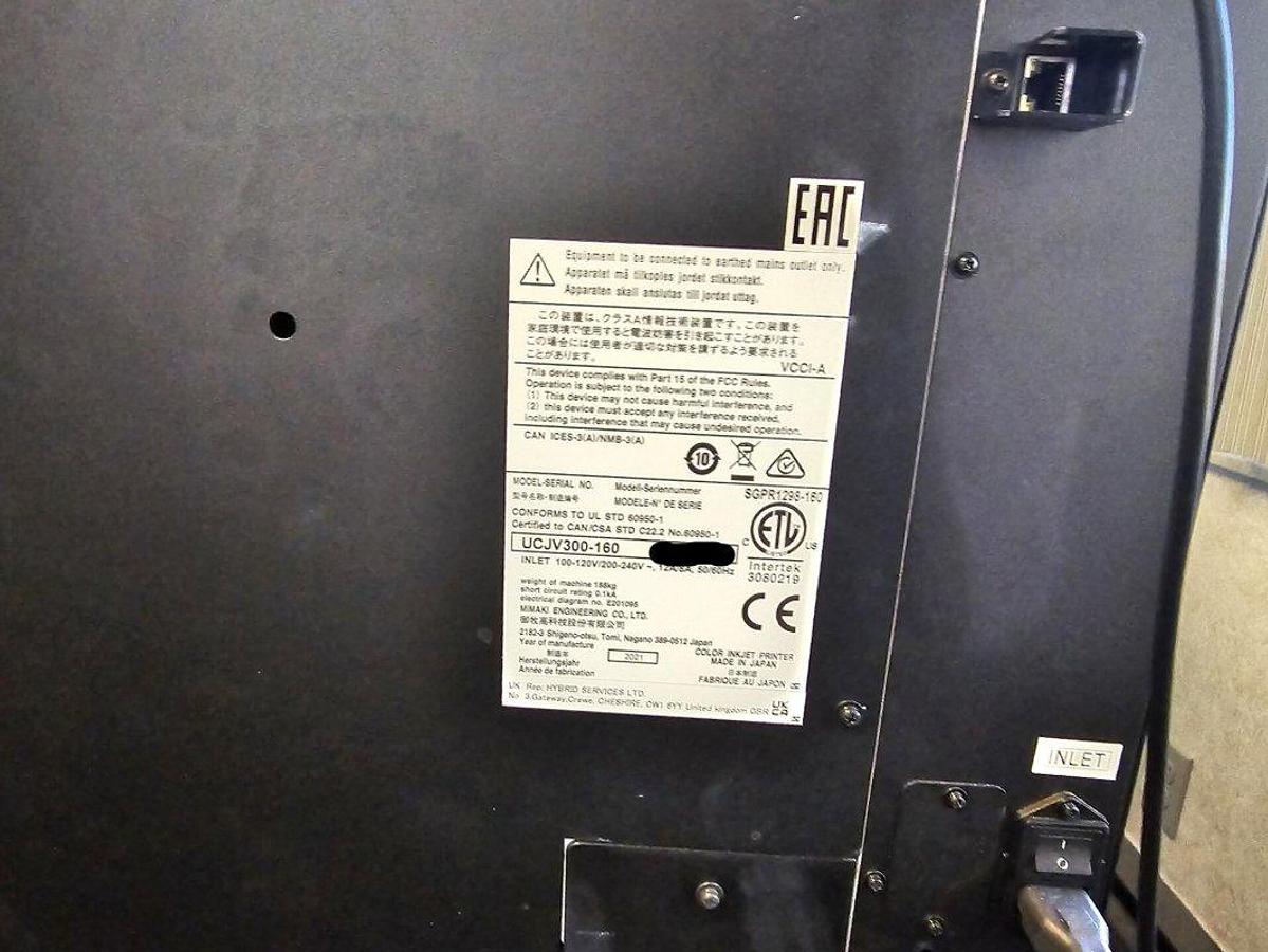 Used 2021 Mimaki UCJV300-160