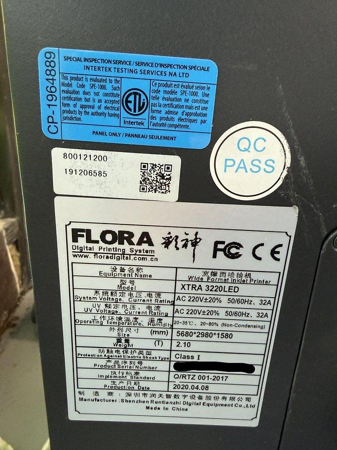 Used 2020 Flora XTRA 3220LED