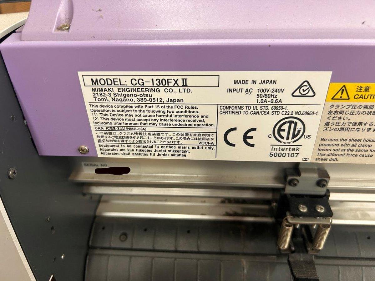 Used 2005 Mimaki CG-130FX II