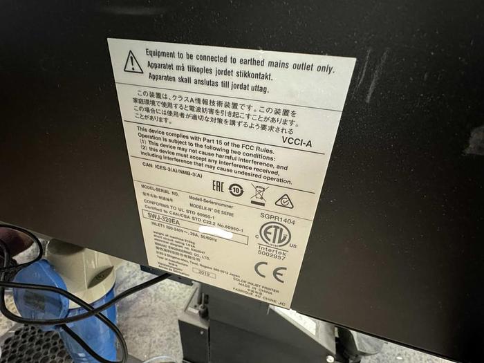 Used 2019 Mimaki SWJ-320