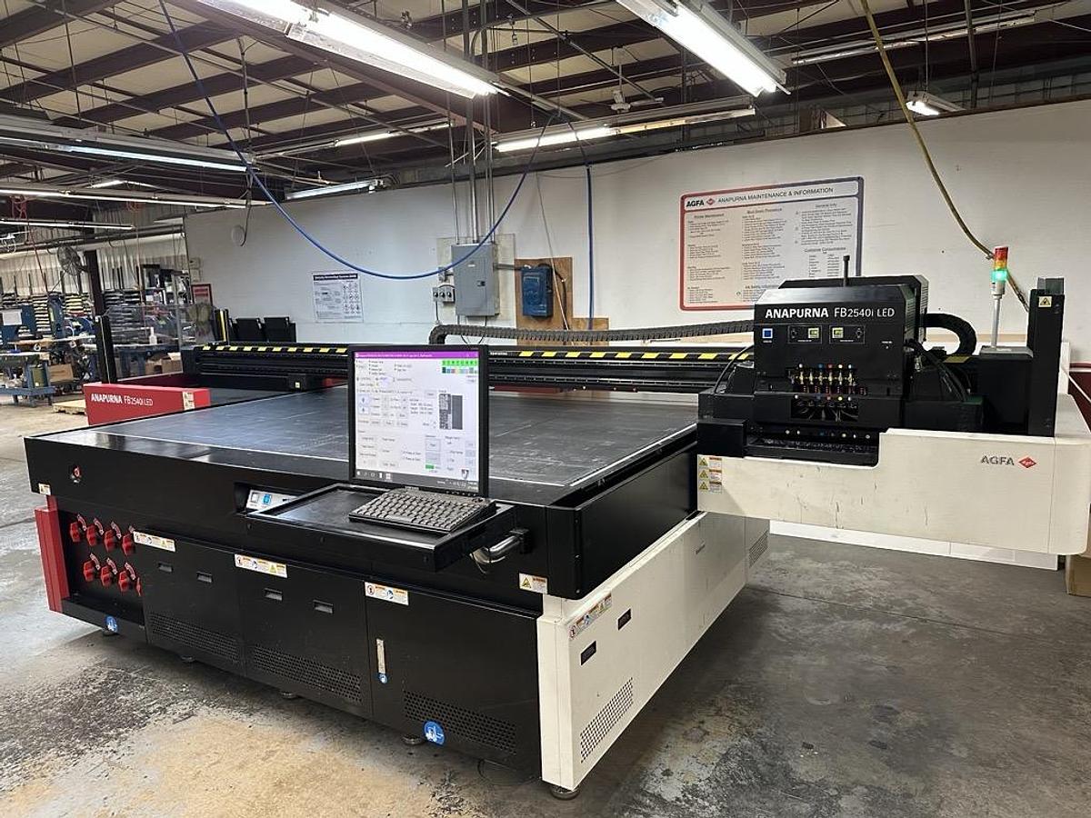 Used 2021 Agfa Anapurna FB2540i LED