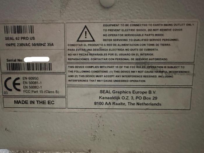 Used Seal 62 Pro