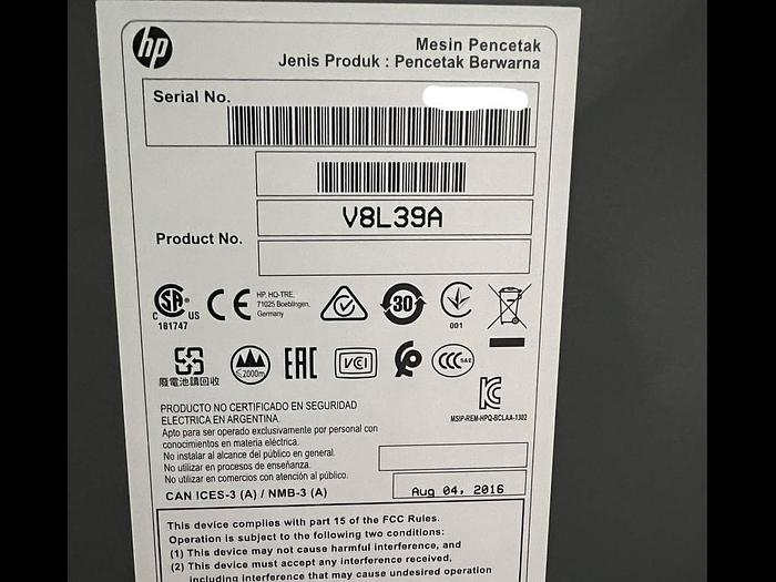 Used 2016 Hewlett-Packard Latex 365