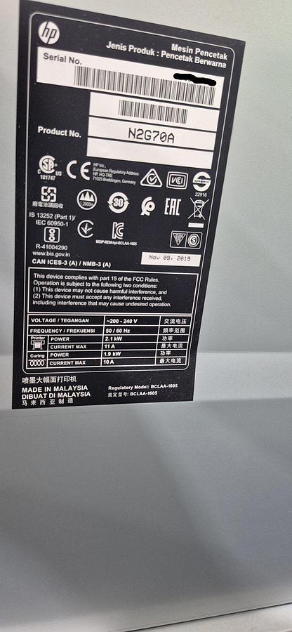 Used 2019 Hewlett-Packard Latex 570