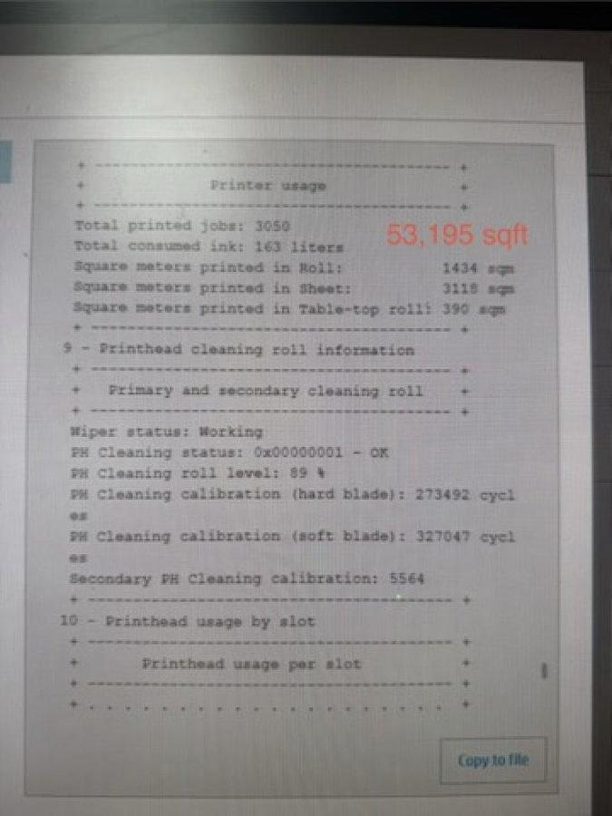 Used 2021 HP Scitex R1000 Plus