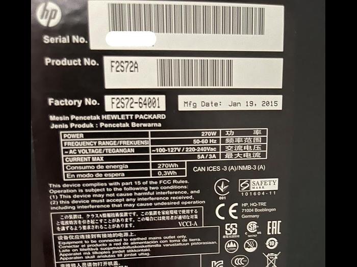 Used 2015 Hewlett-Packard Designjet Z6800