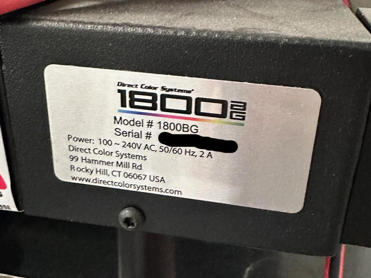 Used 2017 Direct Color Systems 1800BG