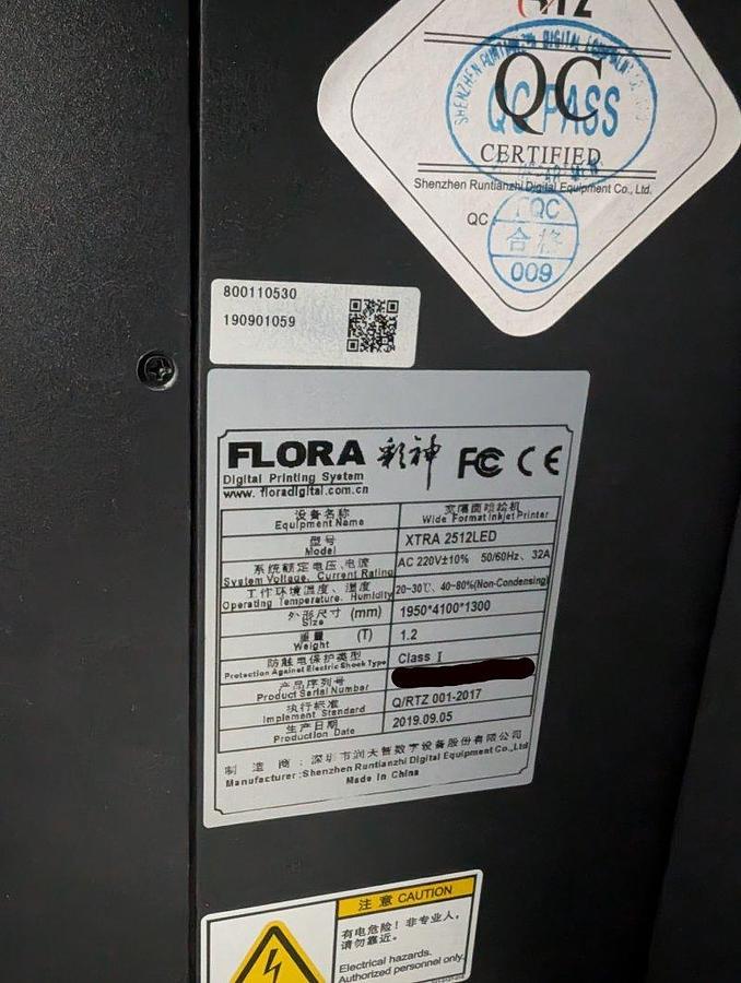 Used 2019 Flora XTRA 2512LED