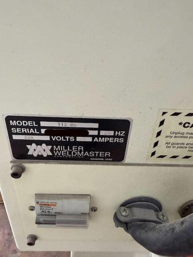 Used 2006 Miller Weldmaster CS112 Extreme