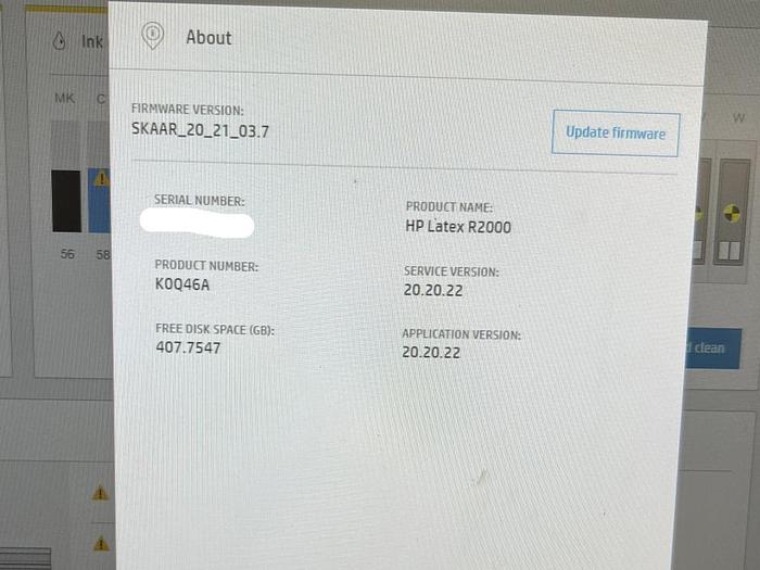 Used 2021 HP Scitex R2000