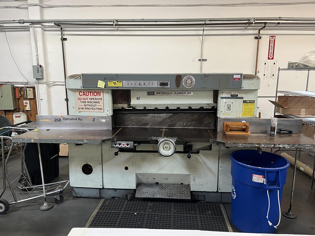 Used Seybold CKD-S Guillotine Cutter