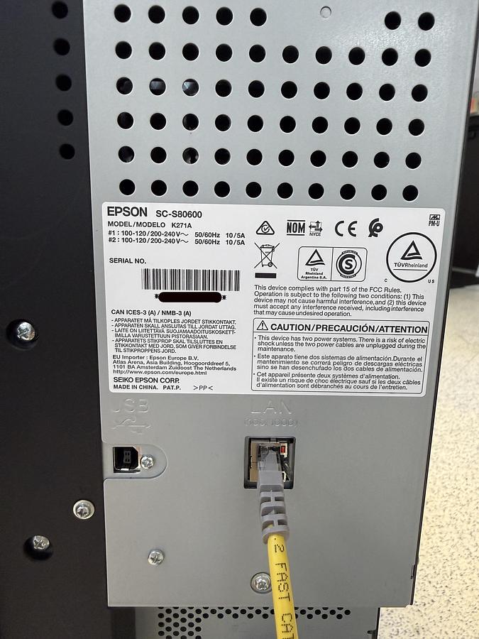 Used Epson S80600