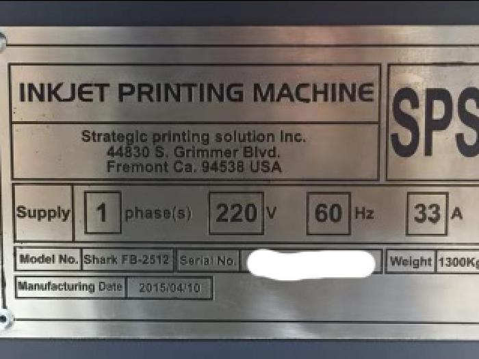 Used 2015 StratoJet Shark FB 2512