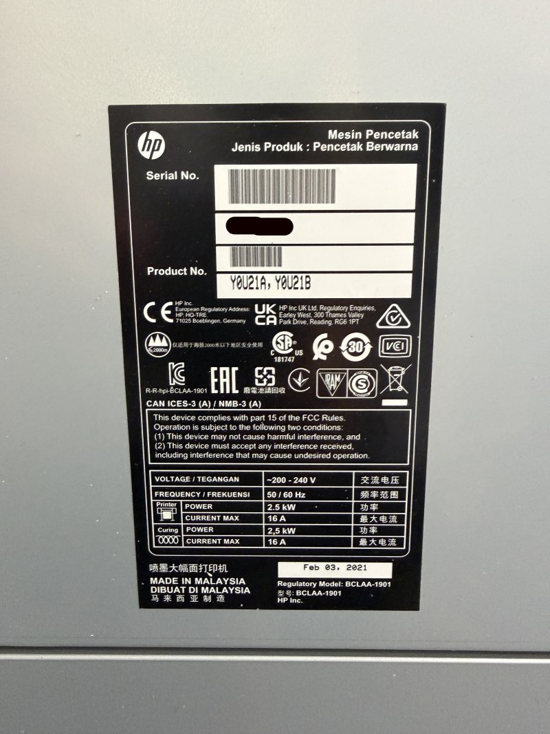Used 2021 Hewlett-Packard Latex 800