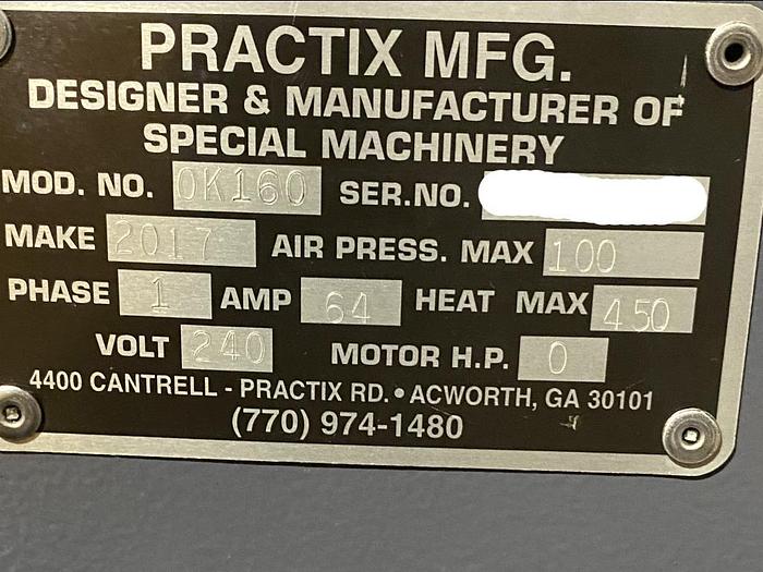 Used 2017 Practix OK160