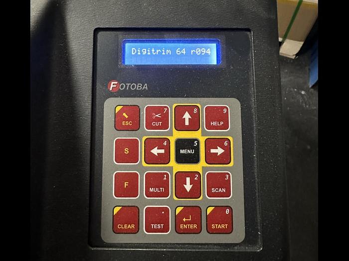 Used 2016 Fotoba Digitrim 64