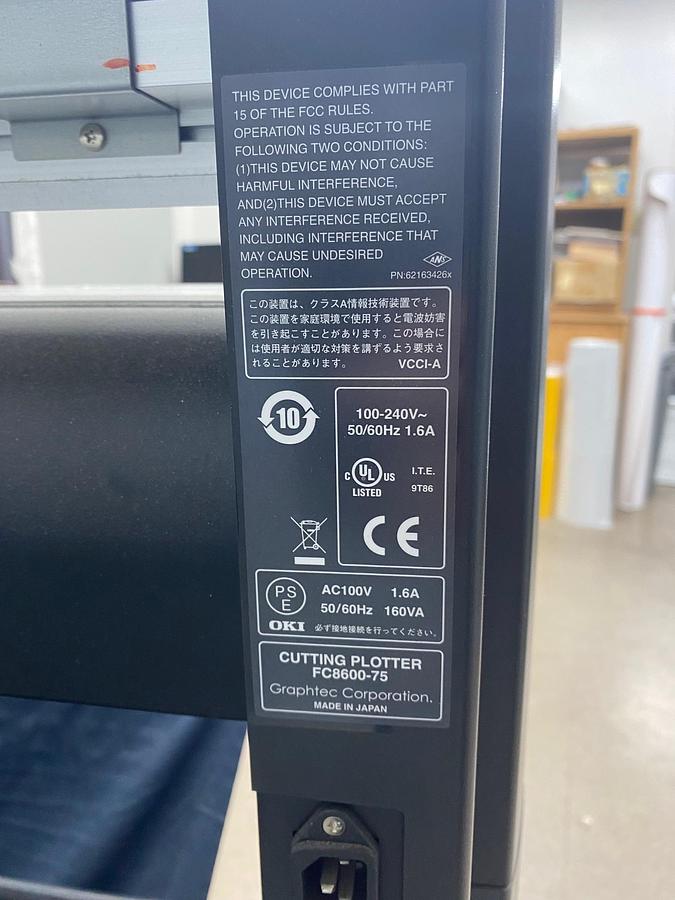 Used 2016 Graphtec FC8600-75