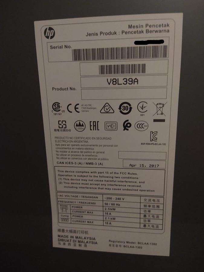 Used 2017 Hewlett-Packard Latex 365