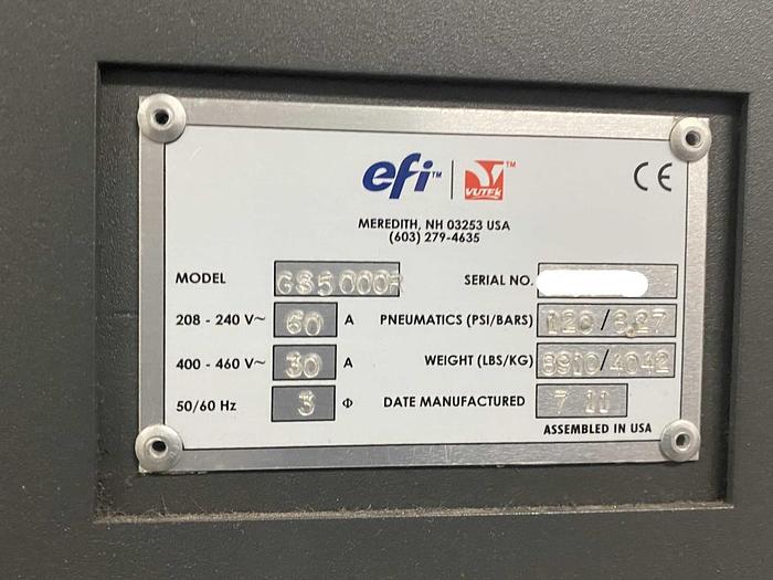 Used 2011 EFI-VUTEk GS5000r